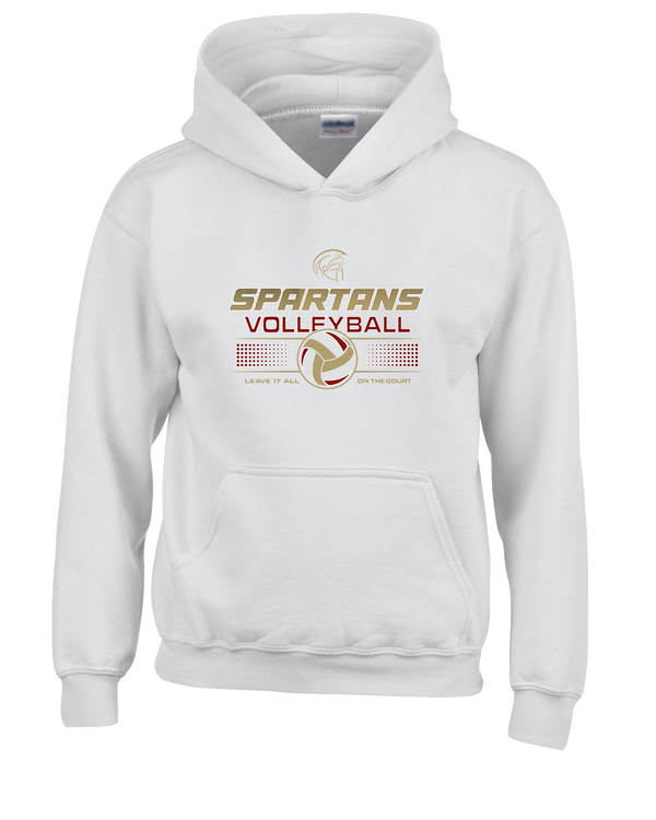 Somerset College Prep Volleyball Leave It On The Court - Youth Hoodie