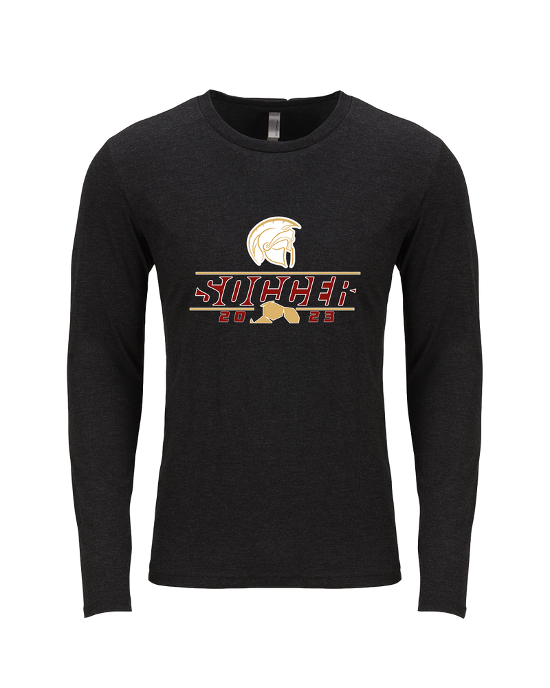 Somerset College Prep Soccer Lines - Tri Blend Long Sleeve
