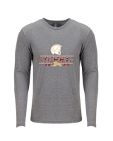 Somerset College Prep Soccer Lines - Tri Blend Long Sleeve