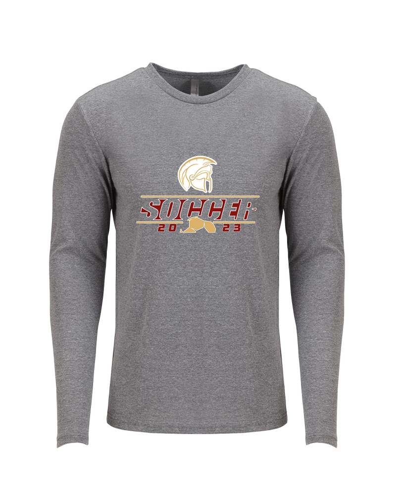 Somerset College Prep Soccer Lines - Tri Blend Long Sleeve