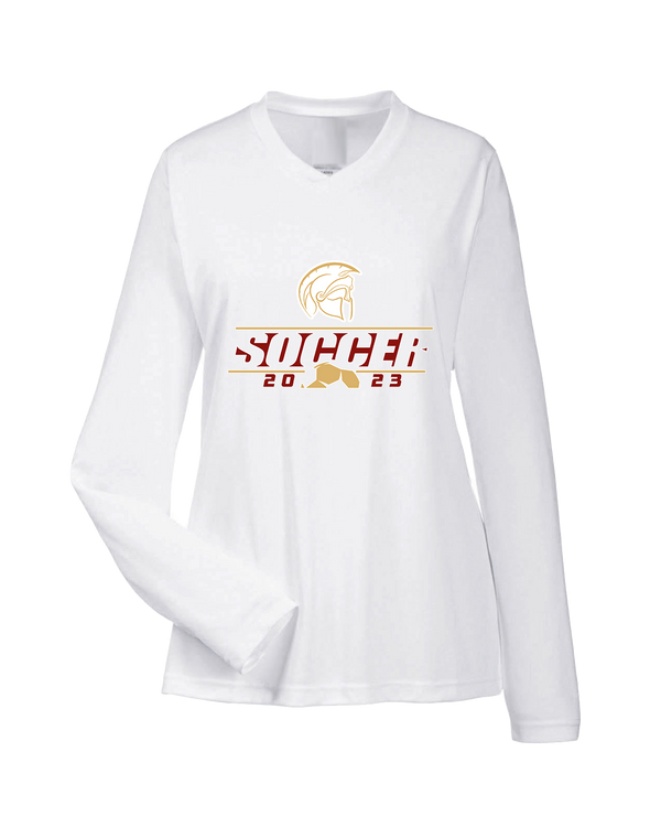 Somerset College Prep Soccer Lines - Womens Performance Long Sleeve