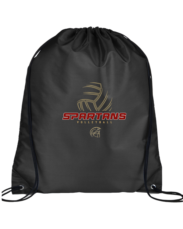 Somerset College Prep Volleyball VB Outline - Drawstring Bag