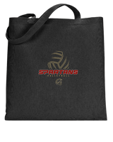 Somerset College Prep Volleyball VB Outline - Tote Bag