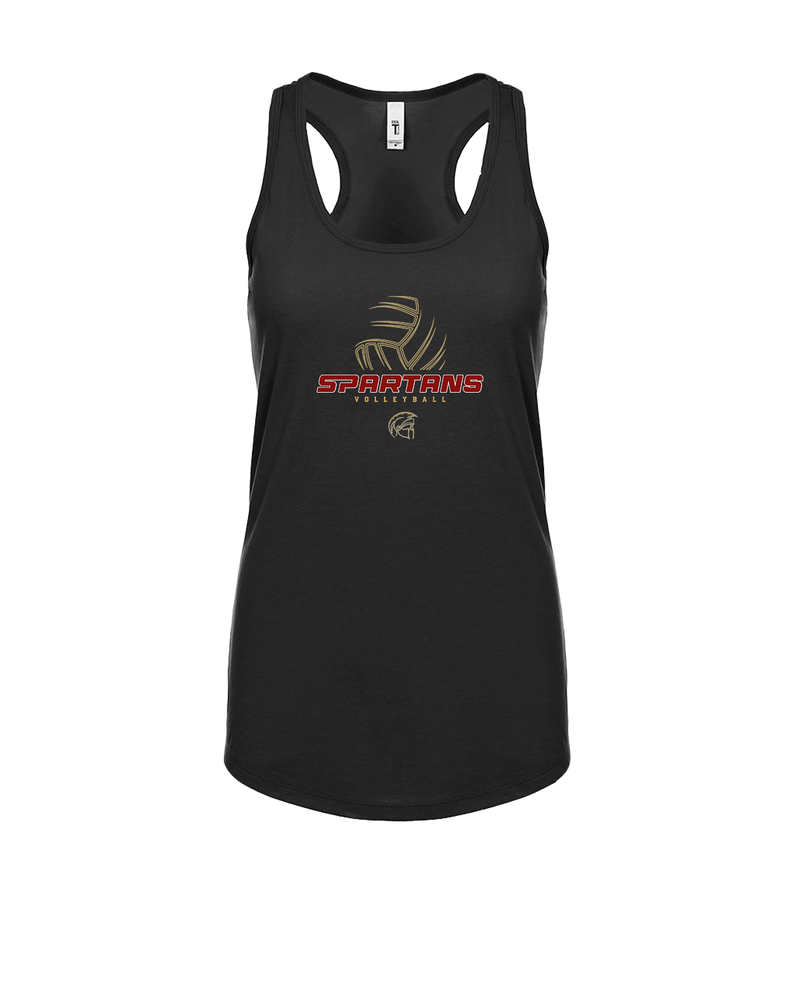Somerset College Prep Volleyball VB Outline - Womens Tank Top