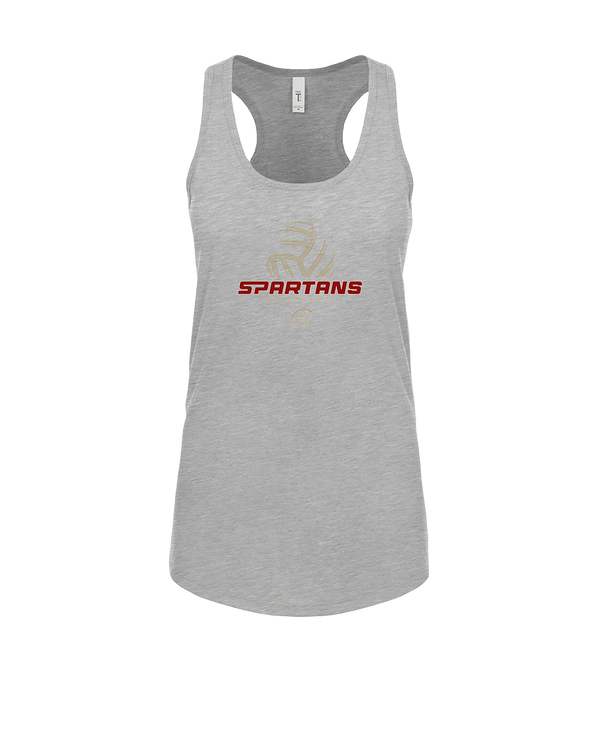 Somerset College Prep Volleyball VB Outline - Womens Tank Top
