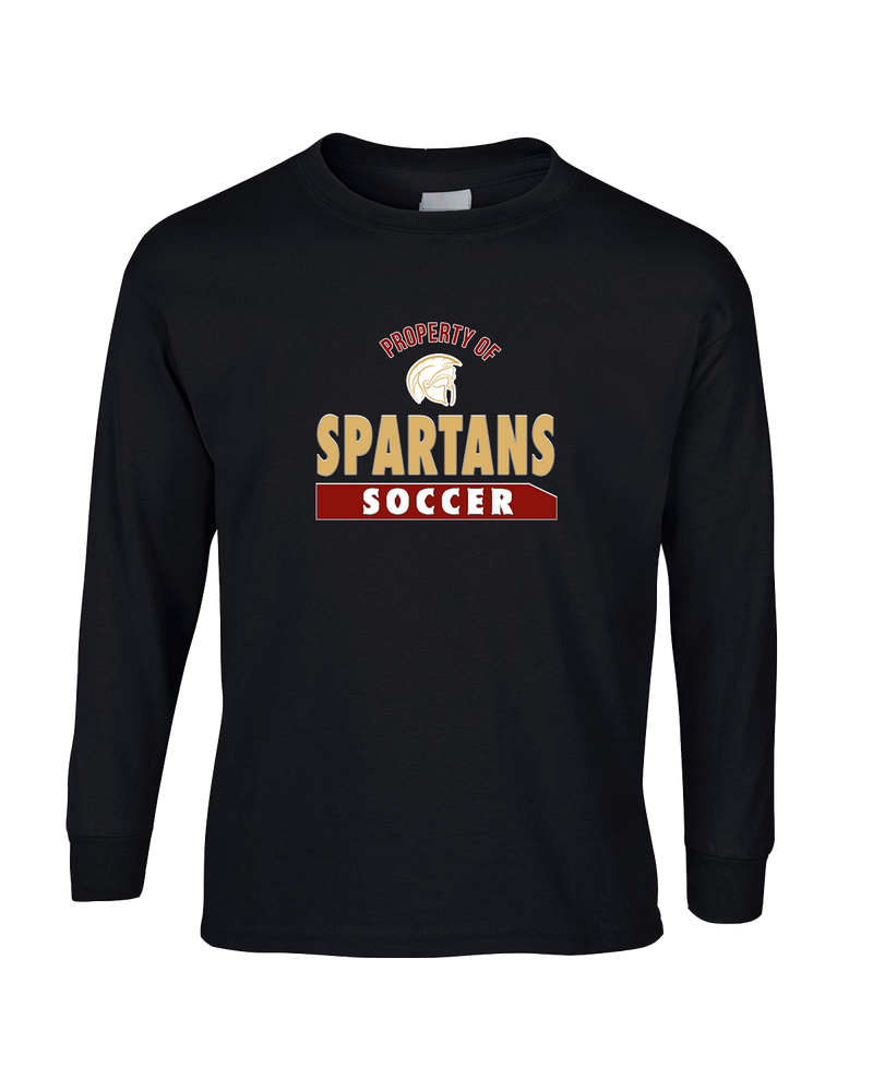 Somerset College Prep Soccer Property - Mens Basic Cotton Long Sleeve