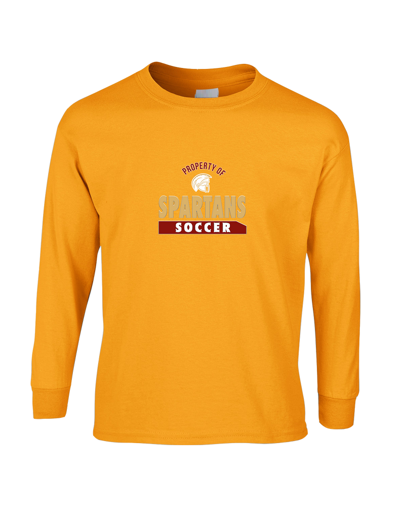 Somerset College Prep Soccer Property - Mens Basic Cotton Long Sleeve