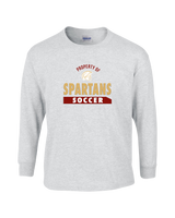 Somerset College Prep Soccer Property - Mens Basic Cotton Long Sleeve