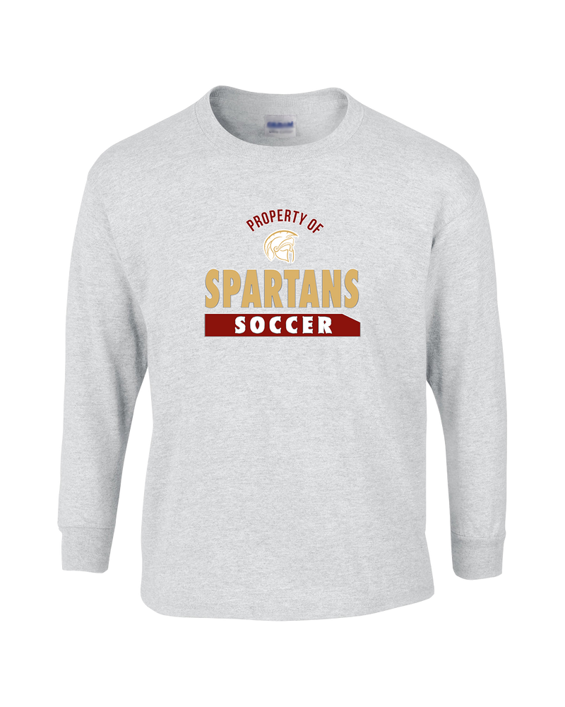 Somerset College Prep Soccer Property - Mens Basic Cotton Long Sleeve