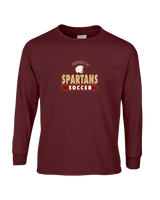 Somerset College Prep Soccer Property - Mens Basic Cotton Long Sleeve