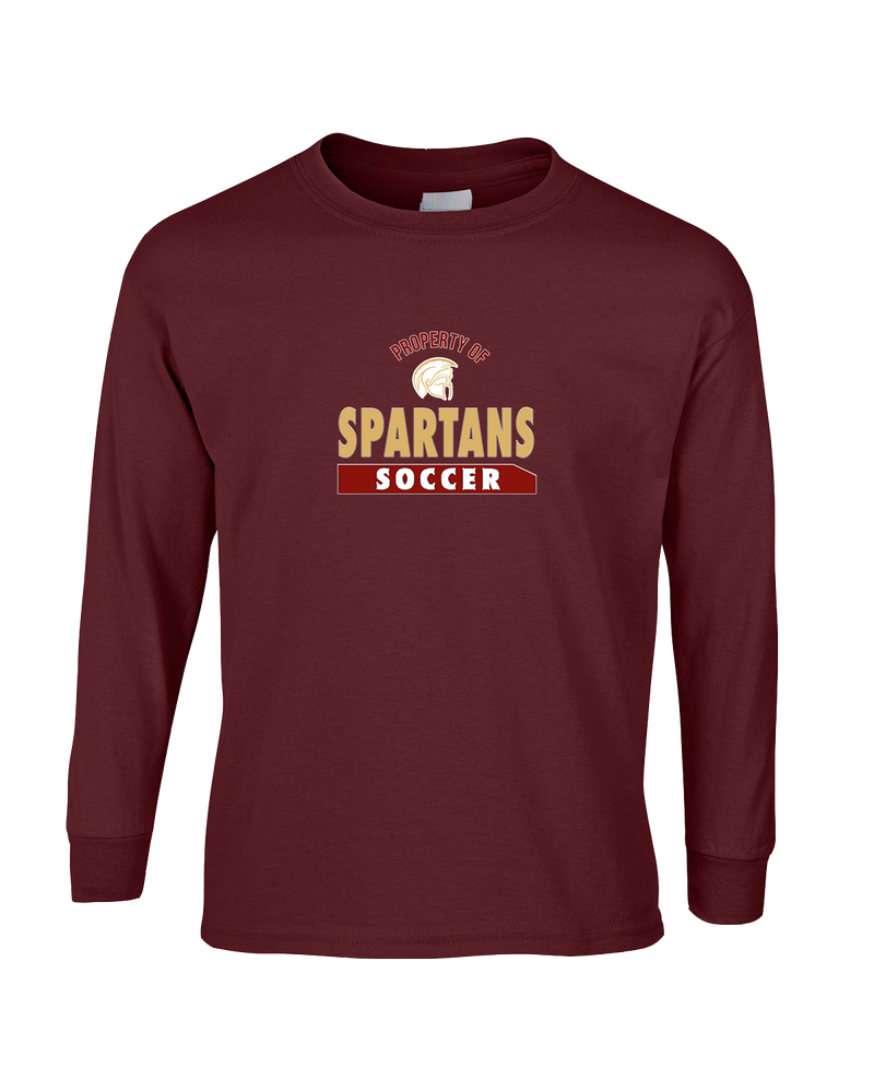 Somerset College Prep Soccer Property - Mens Basic Cotton Long Sleeve