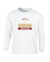 Somerset College Prep Soccer Property - Mens Basic Cotton Long Sleeve