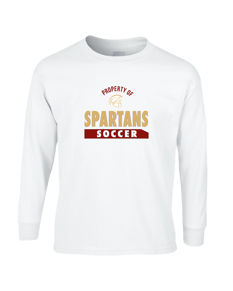 Somerset College Prep Soccer Property - Mens Basic Cotton Long Sleeve