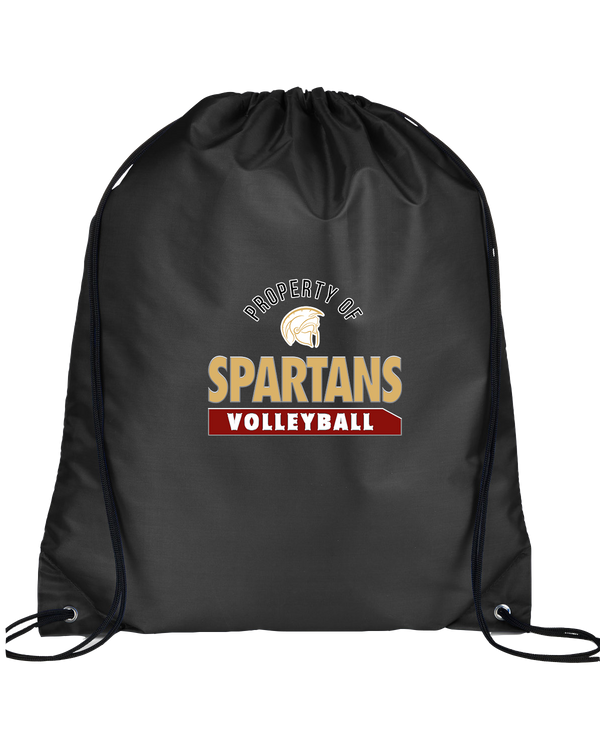 Somerset College Prep Volleyball VB Property - Drawstring Bag