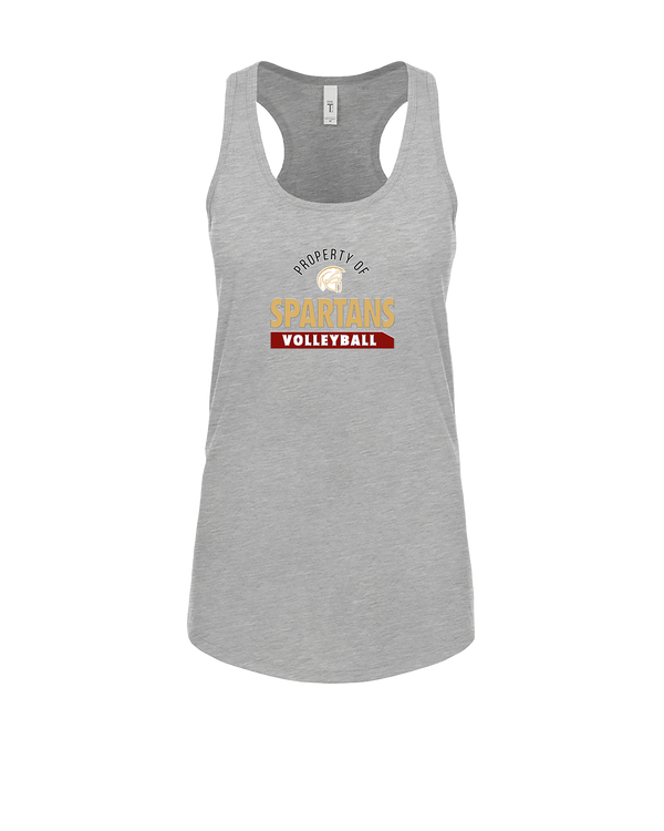Somerset College Prep Volleyball VB Property - Womens Tank Top