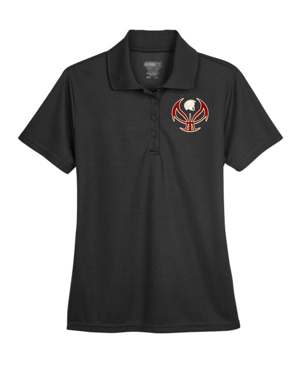 Somerset College Prep Basketball Silhouette - Womens Polo
