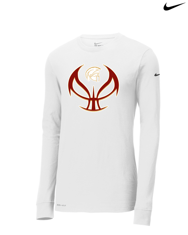Somerset College Prep Basketball Silhouette - Nike Dri-Fit Poly Long Sleeve
