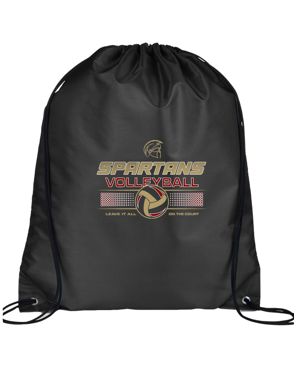 Somerset College Prep Volleyball Leave It On The Court - Drawstring Bag
