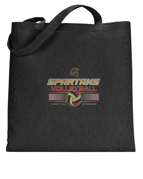 Somerset College Prep Volleyball Leave It On The Court - Tote Bag
