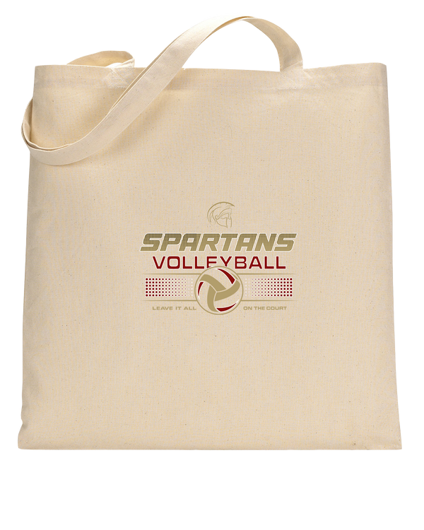 Somerset College Prep Volleyball Leave It On The Court - Tote Bag