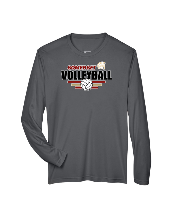 Somerset College Prep Volleyball Logo - Performance Long Sleeve