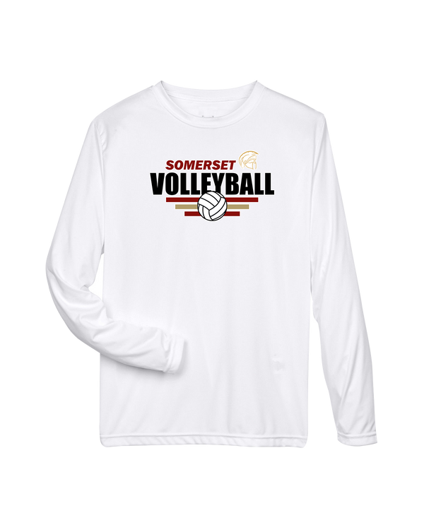 Somerset College Prep Volleyball Logo - Performance Long Sleeve