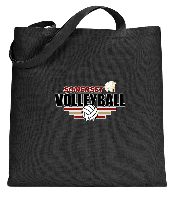 Somerset College Prep Volleyball Logo - Tote Bag