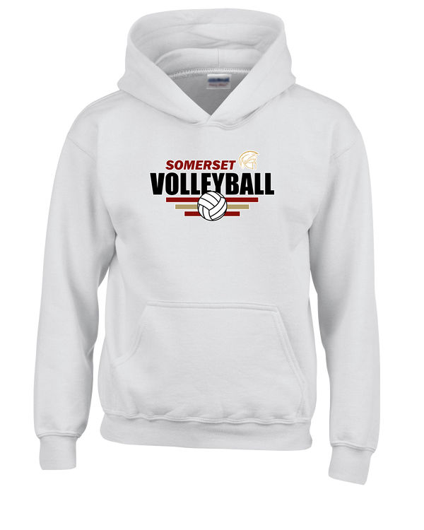 Somerset College Prep Volleyball Logo - Cotton Hoodie