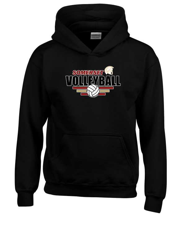 Somerset College Prep Volleyball Logo - Youth Hoodie