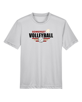Somerset College Prep Volleyball Logo - Youth Performance T-Shirt