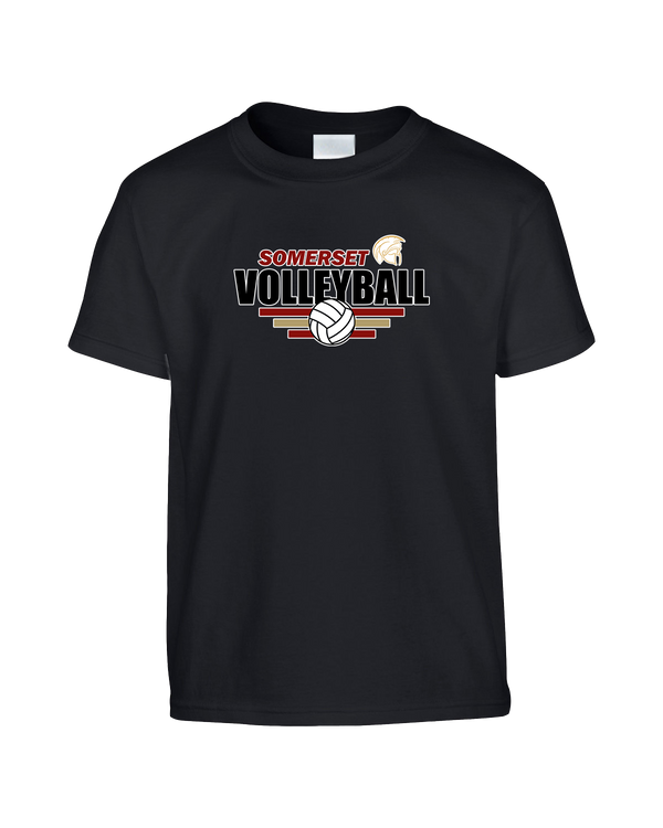 Somerset College Prep Volleyball Logo - Youth T-Shirt