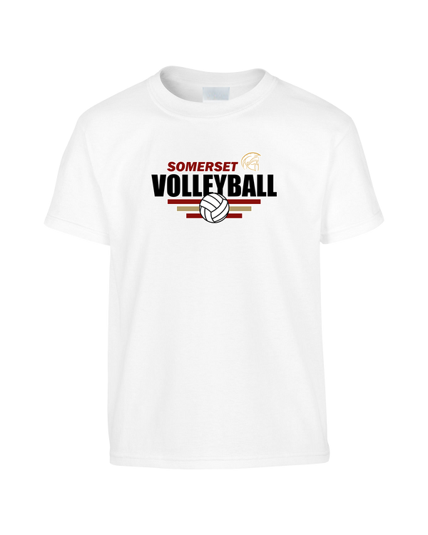 Somerset College Prep Volleyball Logo - Youth T-Shirt