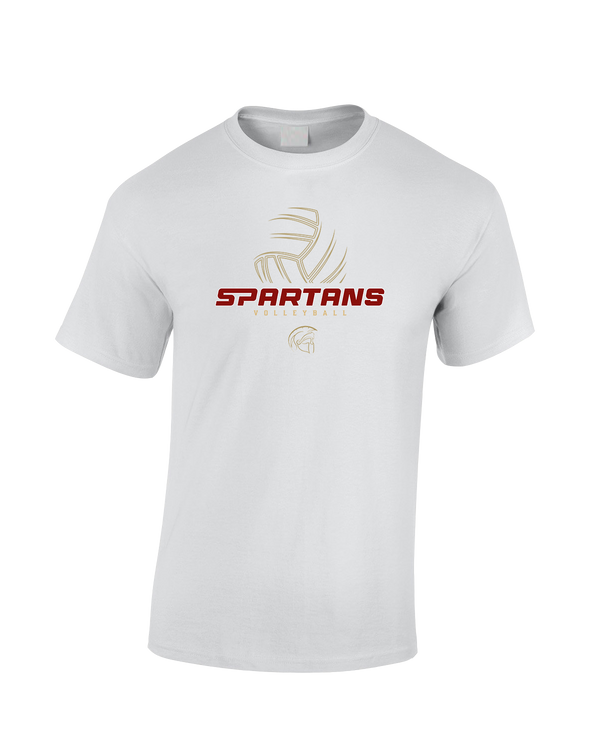 Somerset College Prep Volleyball VB Outline - Cotton T-Shirt