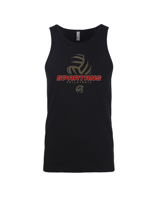 Somerset College Prep Volleyball VB Outline - Mens Tank Top