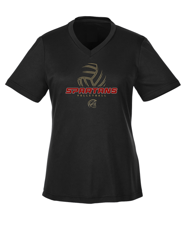 Somerset College Prep Volleyball VB Outline - Womens Performance Shirt