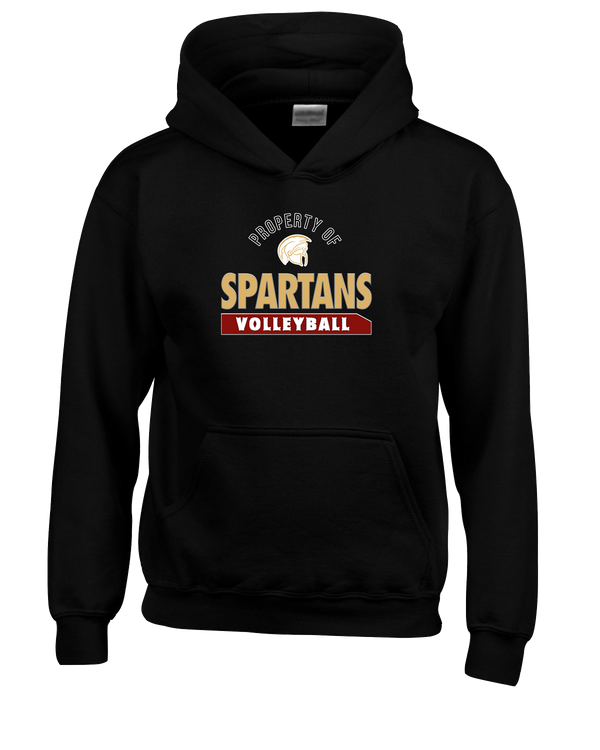 Somerset College Prep Volleyball VB Property - Cotton Hoodie