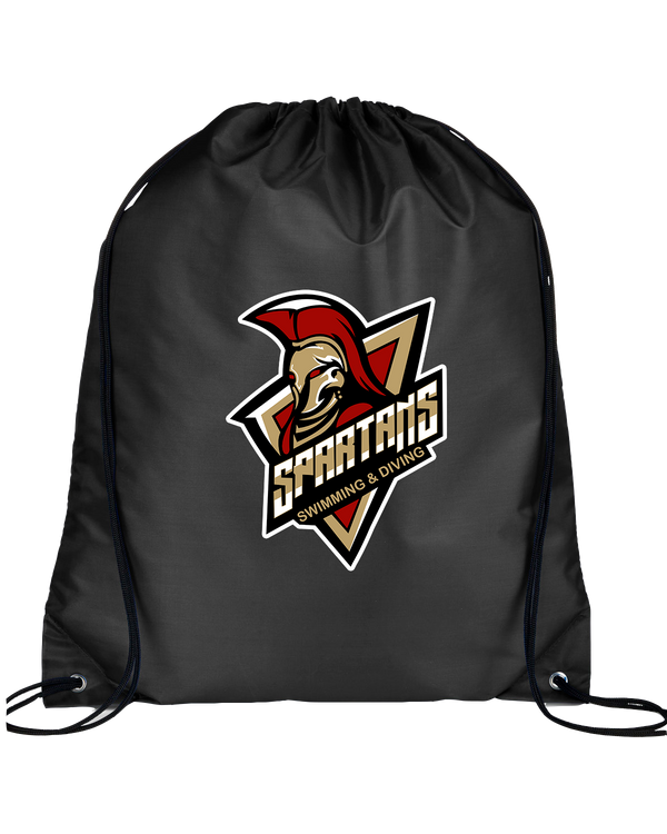 Somerset College Prep Academy Swim & Dive Logo - Drawstring Bag