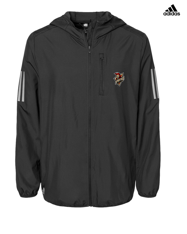 Somerset College Prep Academy Swim & Dive Logo - Adidas Men's Windbreaker