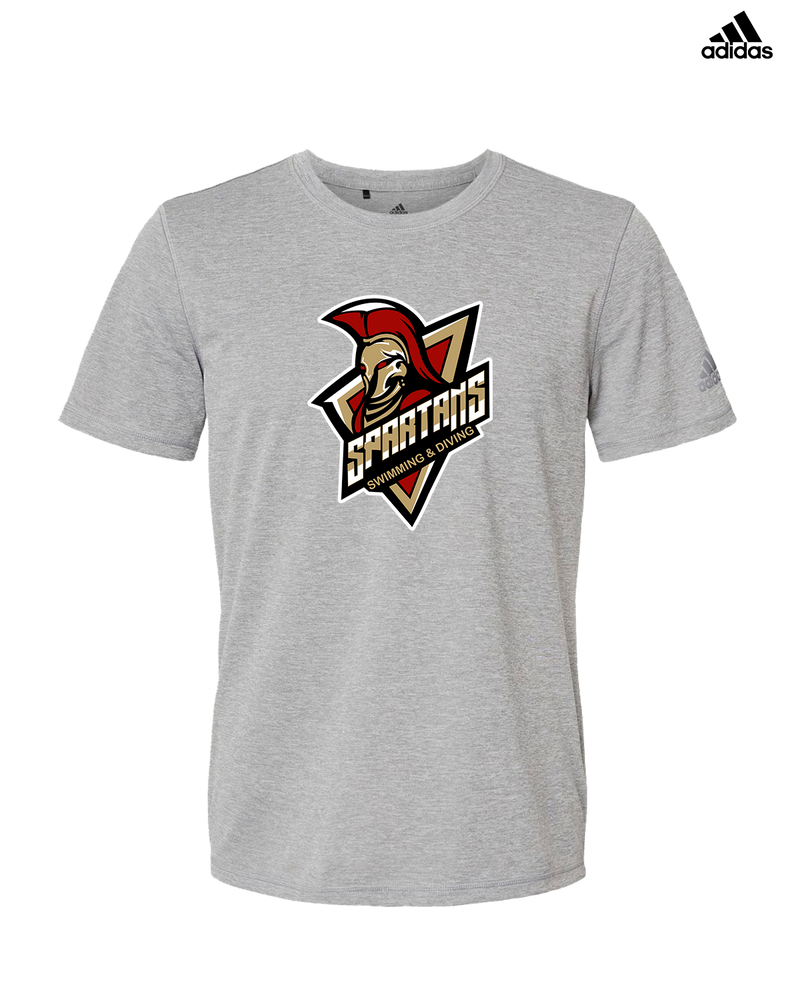 Somerset College Prep Academy Swim & Dive Logo - Adidas Men's Performance Shirt