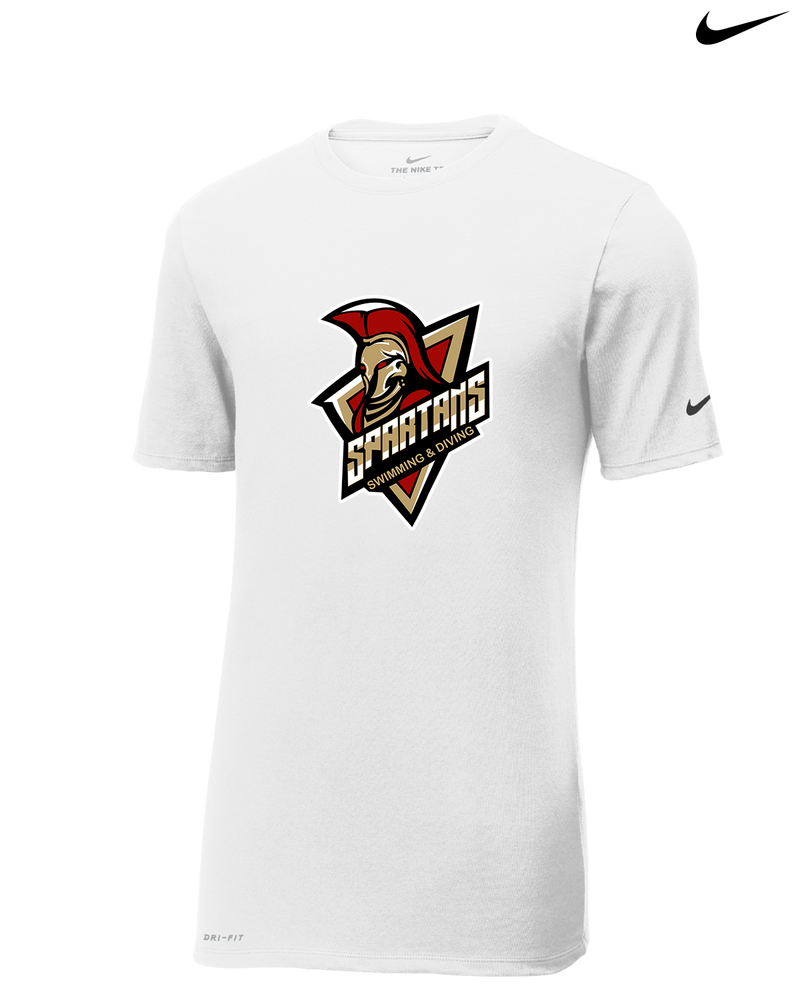 Somerset College Prep Academy Swim & Dive Logo - Nike Cotton Poly Dri-Fit