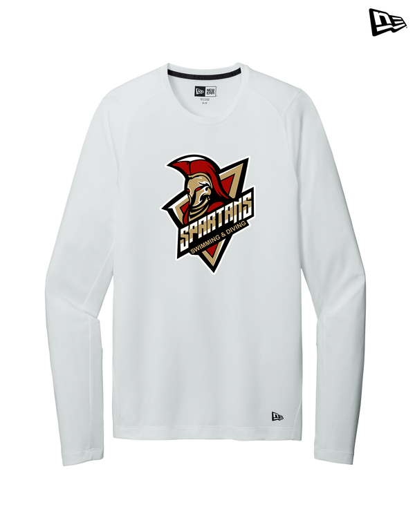 Somerset College Prep Academy Swim & Dive Logo - New Era Long Sleeve Crew