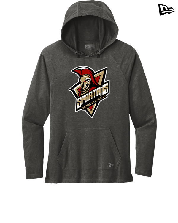Somerset College Prep Academy Swim & Dive Logo - New Era Tri Blend Hoodie