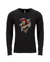 Somerset College Prep Academy Swim & Dive Logo - Tri Blend Long Sleeve