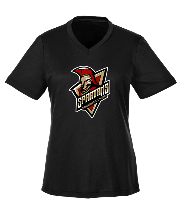 Somerset College Prep Academy Swim & Dive Logo - Womens Performance Shirt