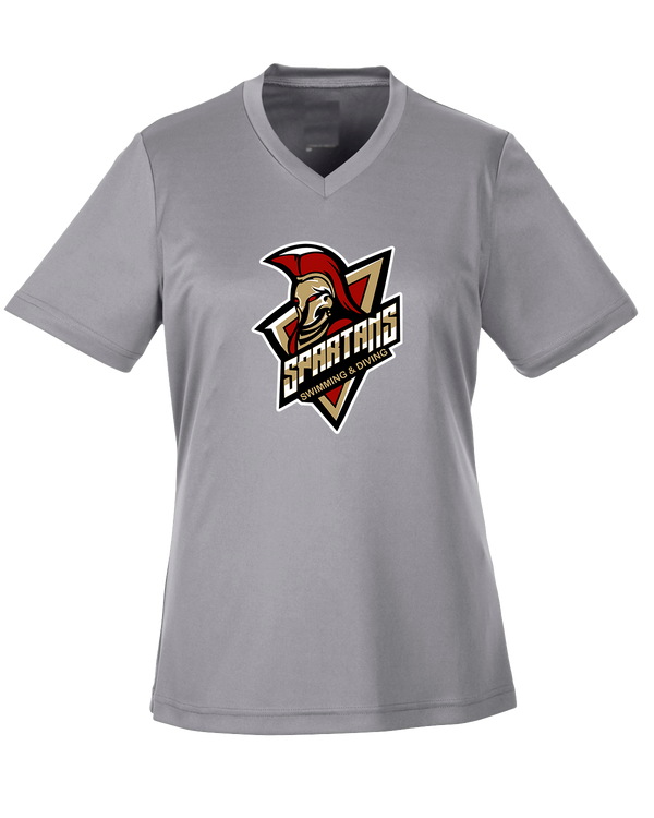 Somerset College Prep Academy Swim & Dive Logo - Womens Performance Shirt