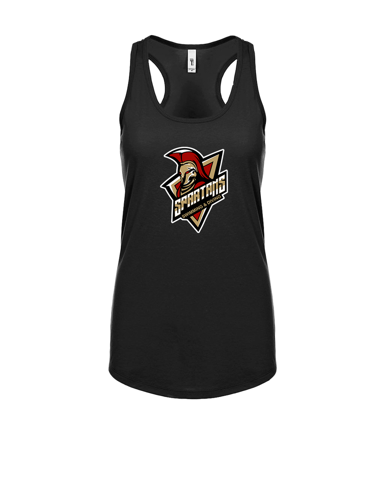 Somerset College Prep Academy Swim & Dive Logo - Womens Tank Top