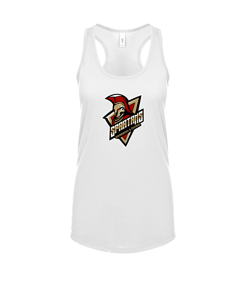Somerset College Prep Academy Swim & Dive Logo - Womens Tank Top