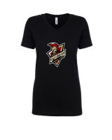Somerset College Prep Academy Swim & Dive Logo - Womens V-Neck