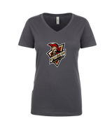Somerset College Prep Academy Swim & Dive Logo - Womens V-Neck
