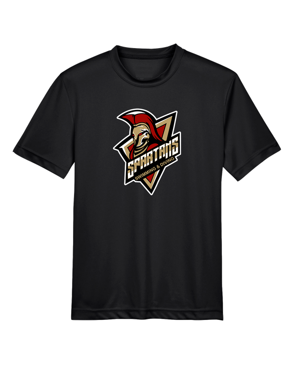 Somerset College Prep Academy Swim & Dive Logo - Youth Performance T-Shirt
